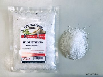 Sůl krystalická hrubá 200 g